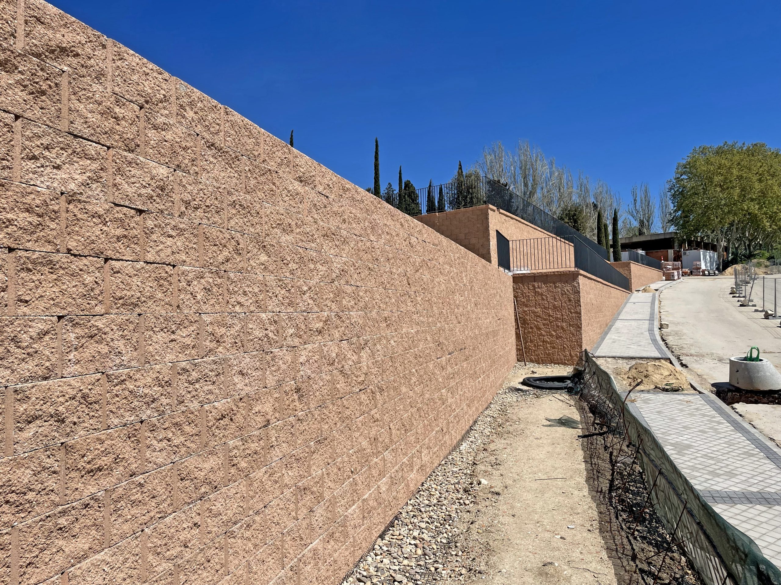 TERRAFORCE CRB WALLS USED IN SPANISH CEMETERY EXPANSION PROJECT