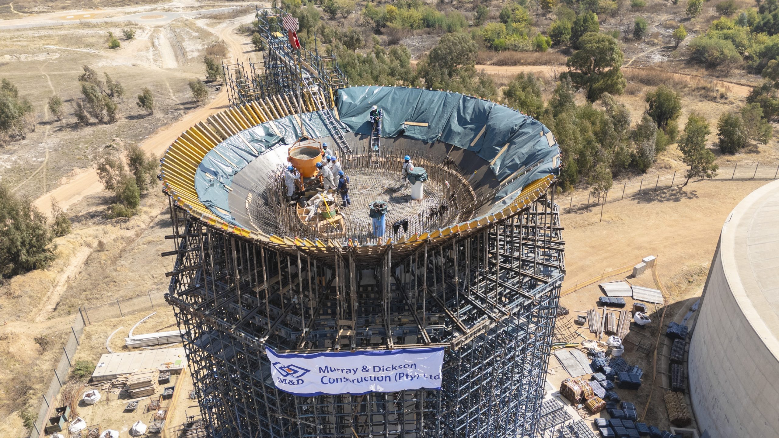 SPECIALTY CONCRETE FOR COMPLEX WATER TOWER PROJECT SPECIALTY CONCRETE FOR COMPLEX WATER TOWER PROJECT