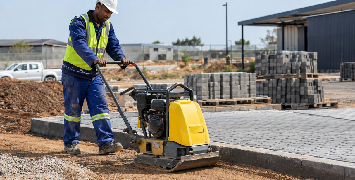 CHOOSING THE RIGHT PLATE COMPACTOR FOR PAVING WORK