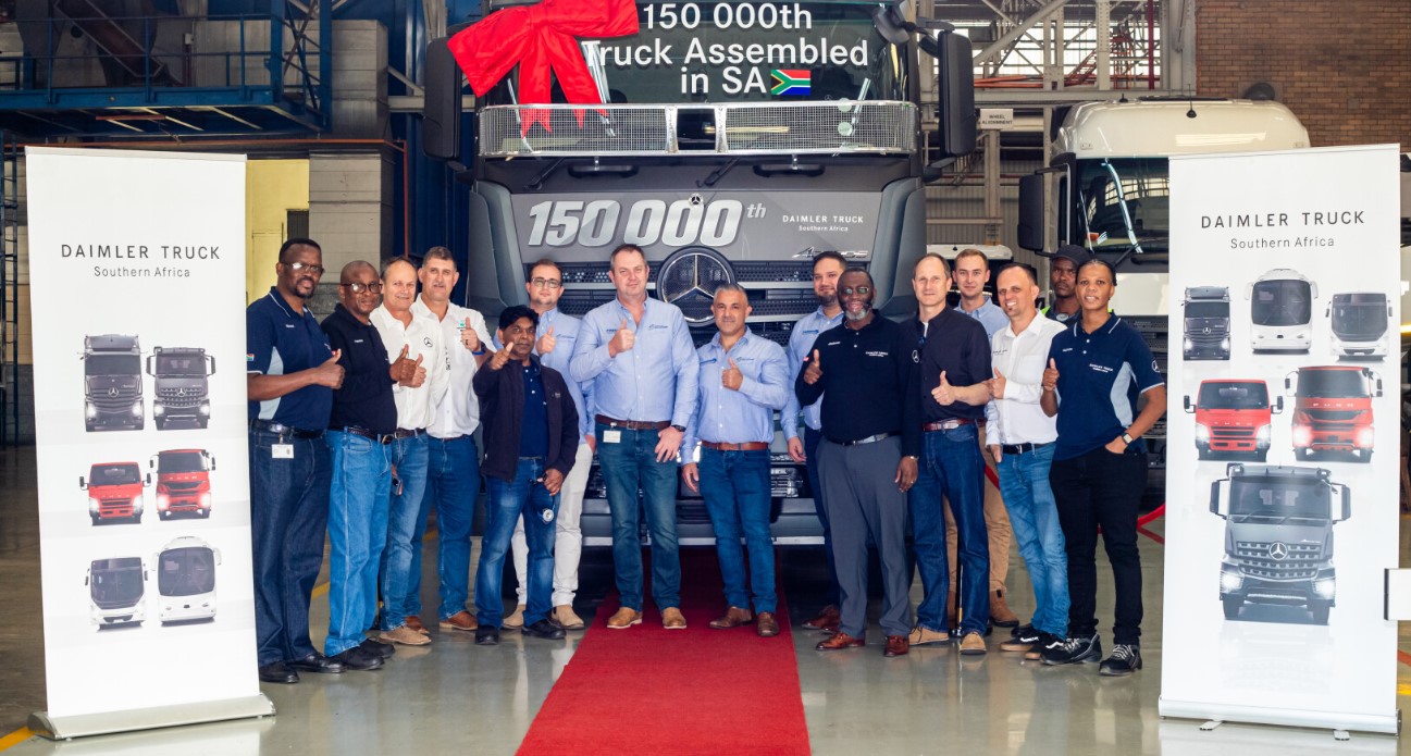 TRUCK MANUFACTURER REACHES MILESTONE 150 000TH TRUCK ASSEMBLED LOCALLY